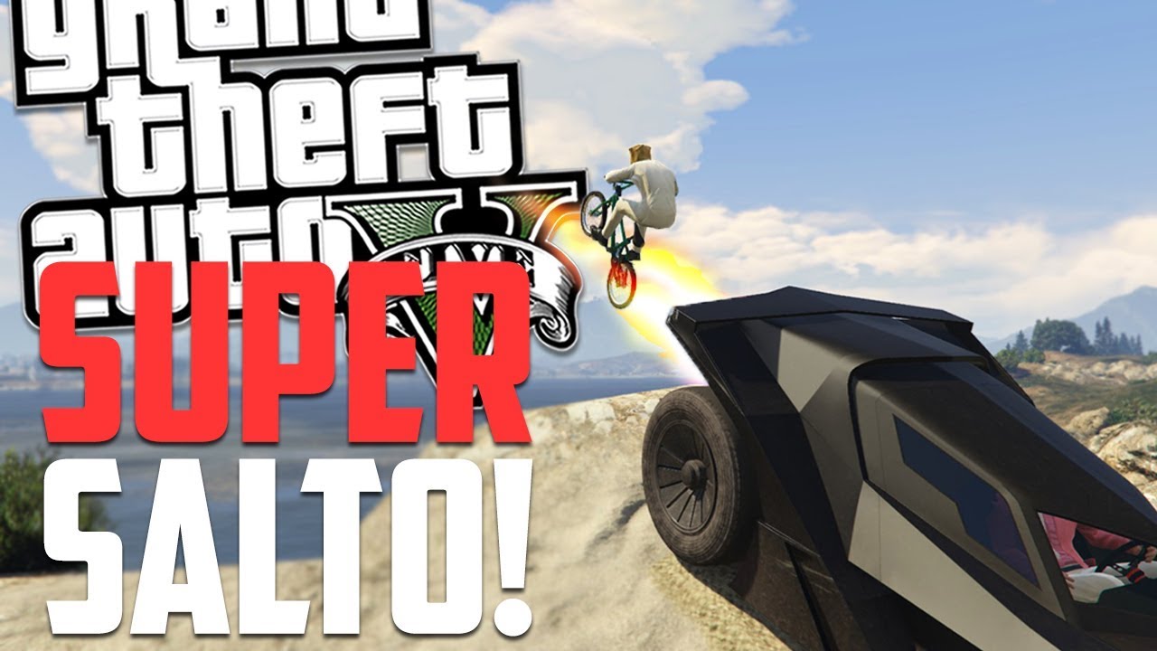 Super salto do mar Alamo! - GTA 5 Online Momentos Engraçados
