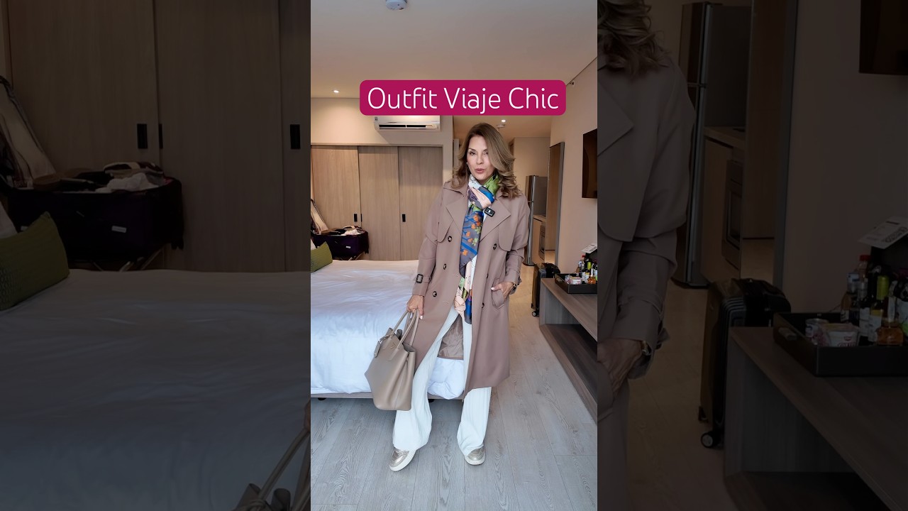 Outfit de Viaje Chic y C&oacute;modo