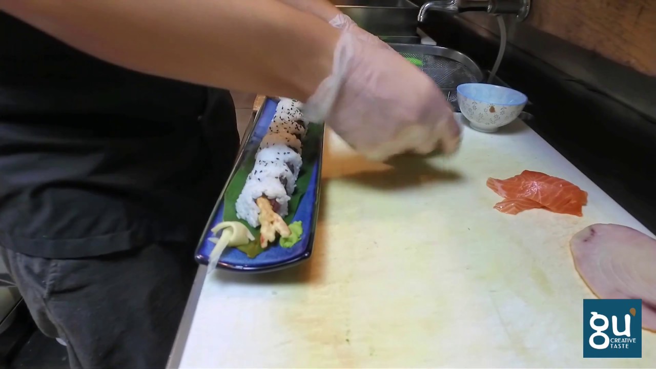 Maguro Ebiten - Uramaki con Tonno Rosso e Gambero in Tempura