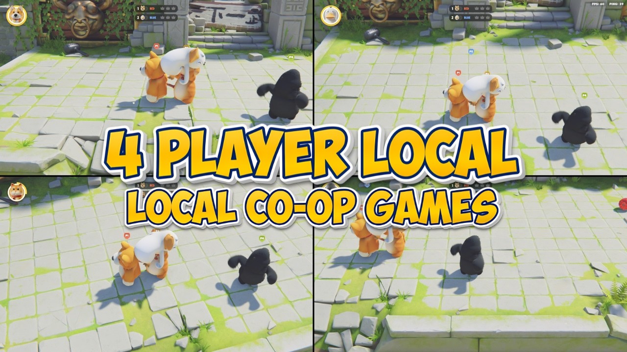 10 Best 4 Player Local Co Op Games