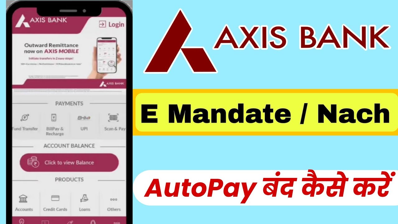 Axis Bank Autopay Cancel Kaise Kare | How to Cancel ECS Mandate in Axis Bank Mobile App
