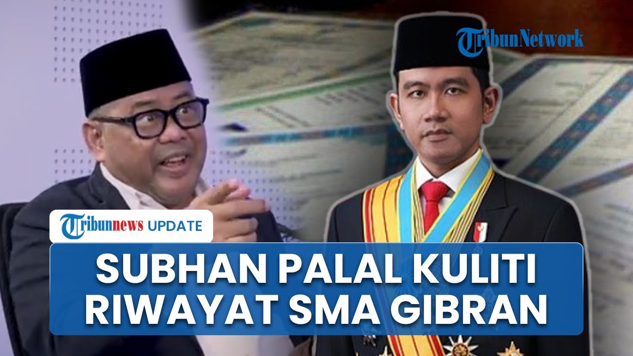 Gugat Ijazah SMA Gibran Rp 125 T, Subhan: Saya Punya Bukti Seterang Orang Tahu Monas di Jakarta