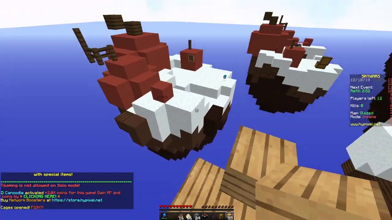 Chill Hypixel Skywars *little rage cuz im a child :))))*