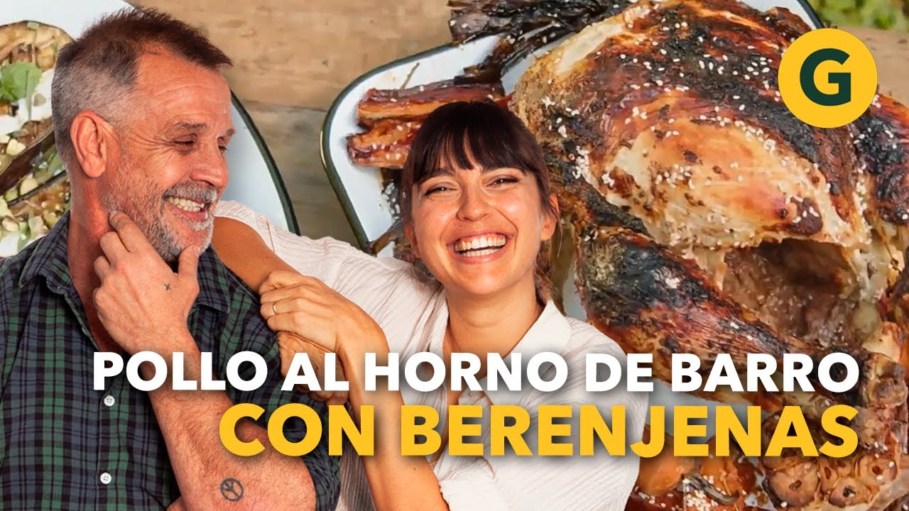 POLLO al HORNO de BARRO con BERENJENAS 🍗 por Felicitas Pizarro | El Gourmet