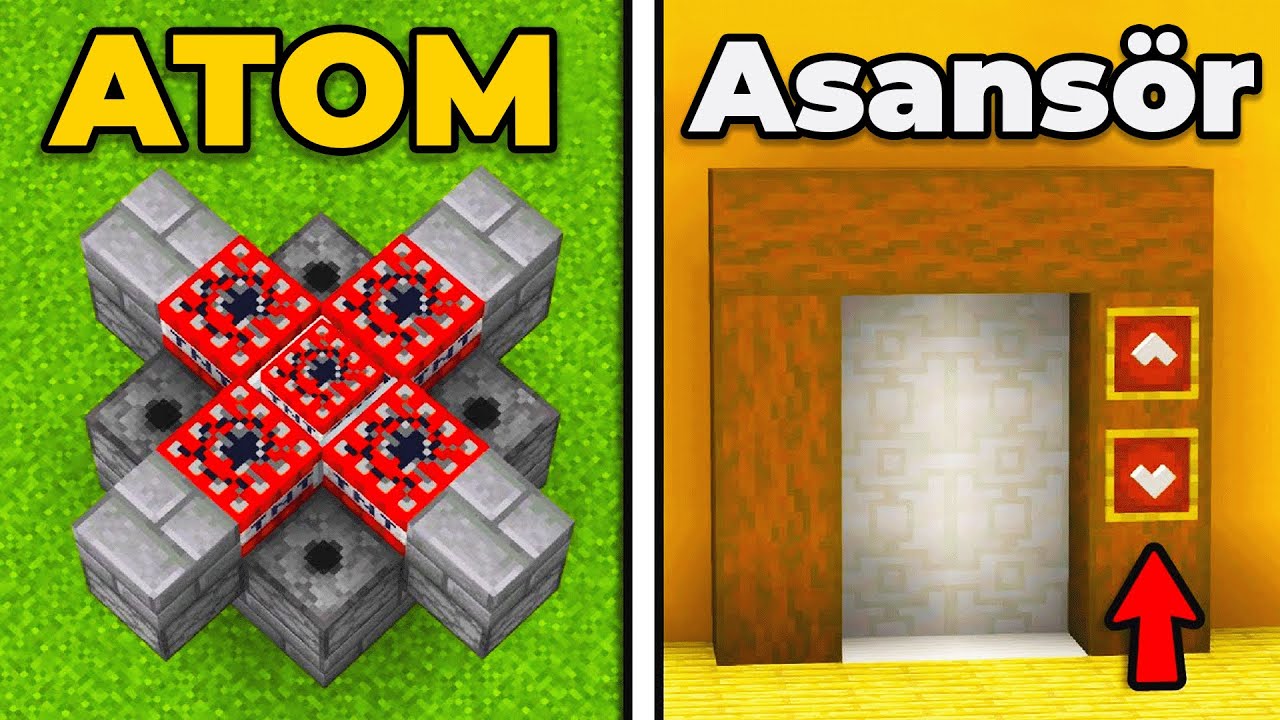 2025'in EN İYİ 10 Redstone Yapısı ! [Minecraft]