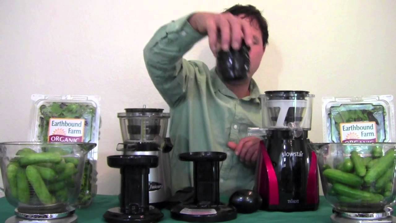 Omega VRT400 and Slowstar Juicer Comparison