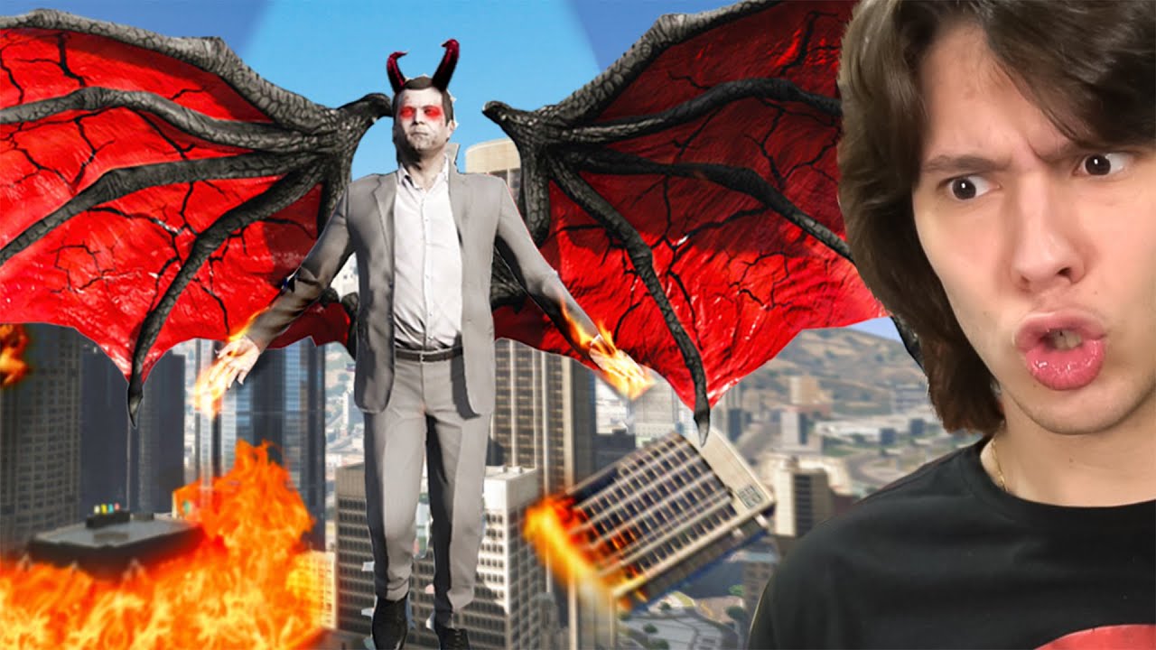 MICHAEL RECEBEU ASAS MALIGNAS NO GTA 5!! (Incrível)