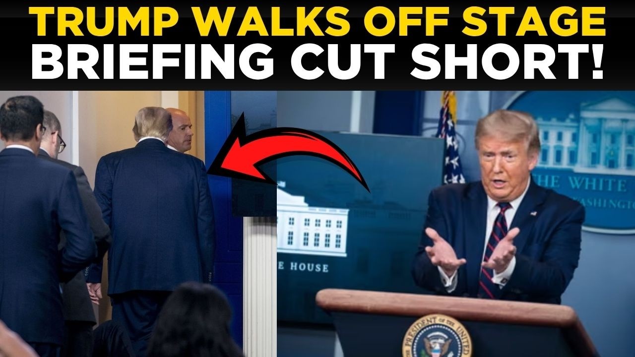 US NEWS LIVE: Trump Storms Off Podium Midway Through Briefing, Chaos Erupts At White House