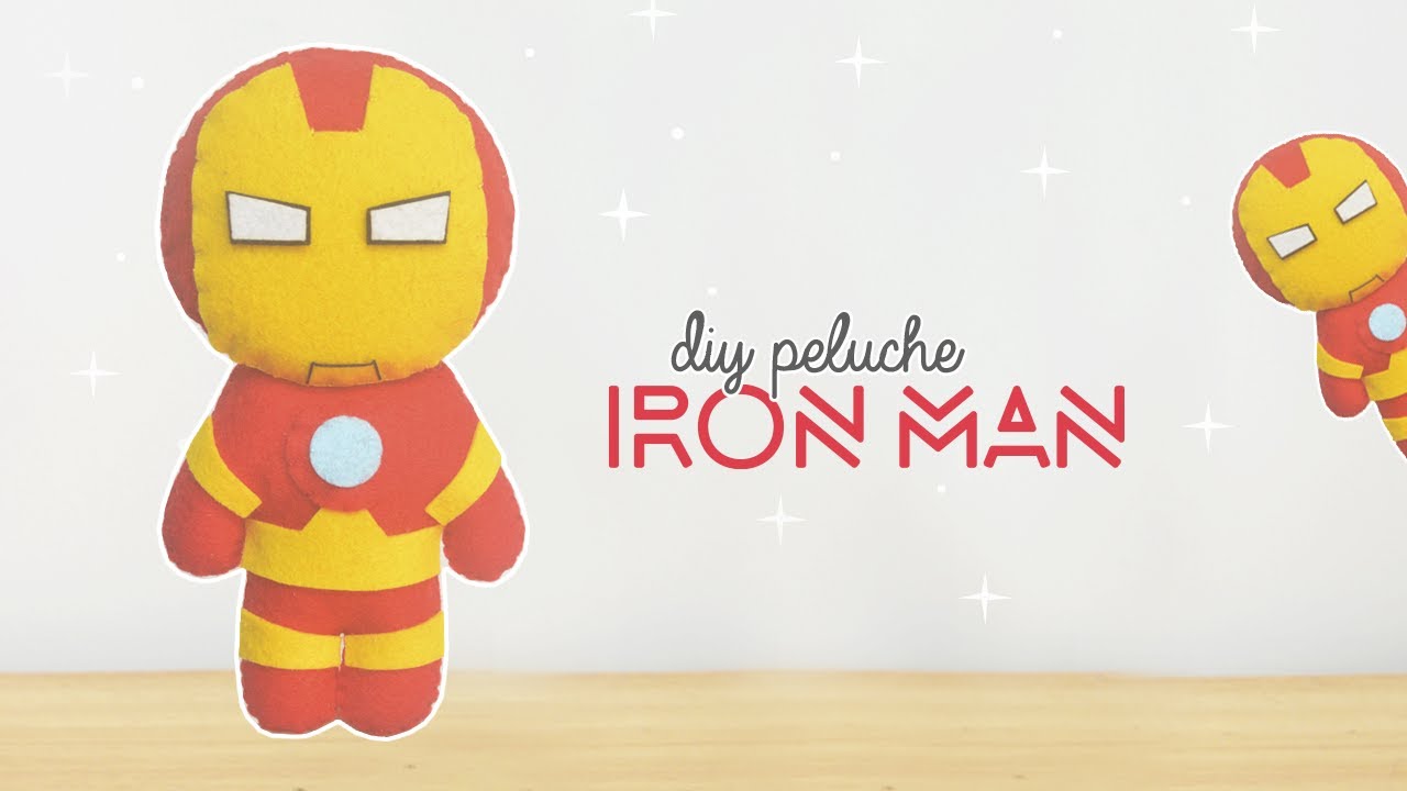 DIY ~ HAZ un PELUCHE de IRON MAN ★ MUY FÁCIL