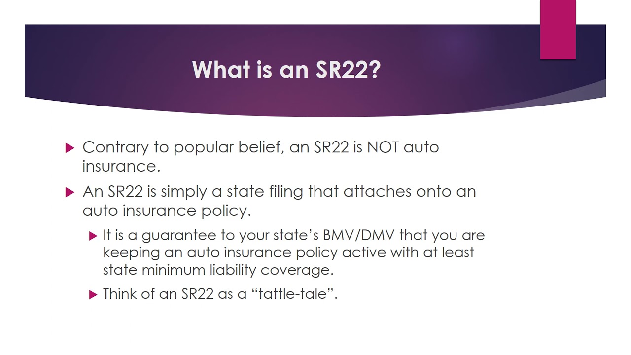 Can I buy SR22 Auto Insurance with a suspended license?