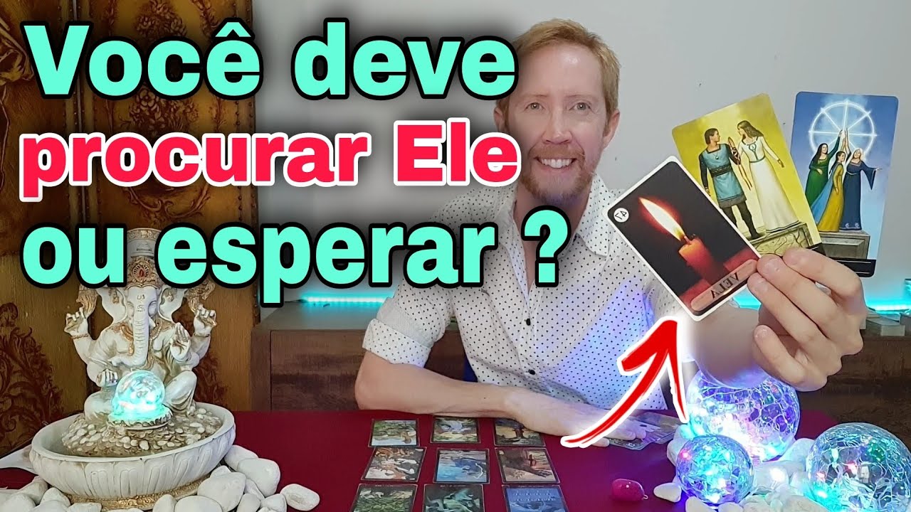 Devo procurar ele ou esperar ? Ele vai me procurar tarot  ? O que ele sente por mim tarot ?#tarot
