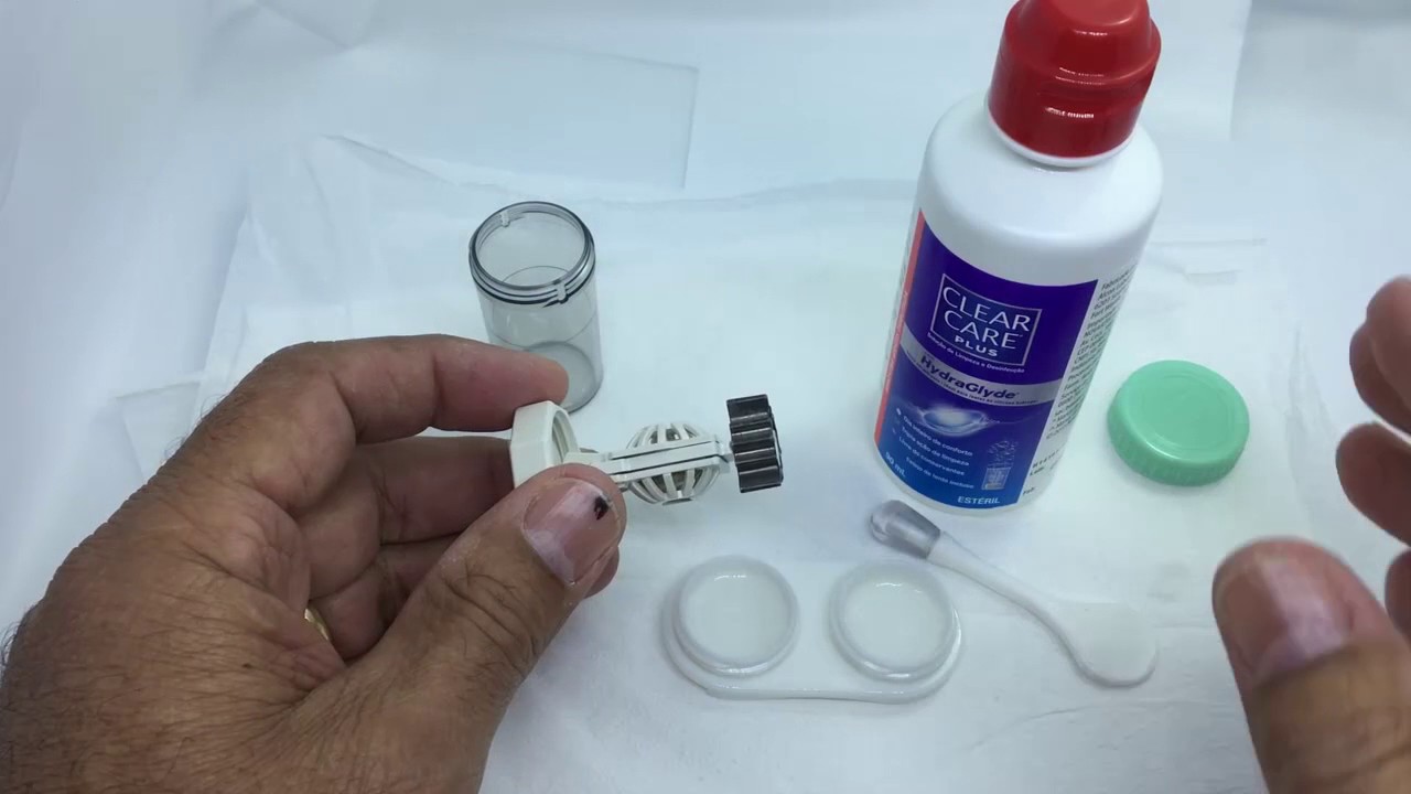 Lente de contato contaminada ou velha como recuperar  mp4