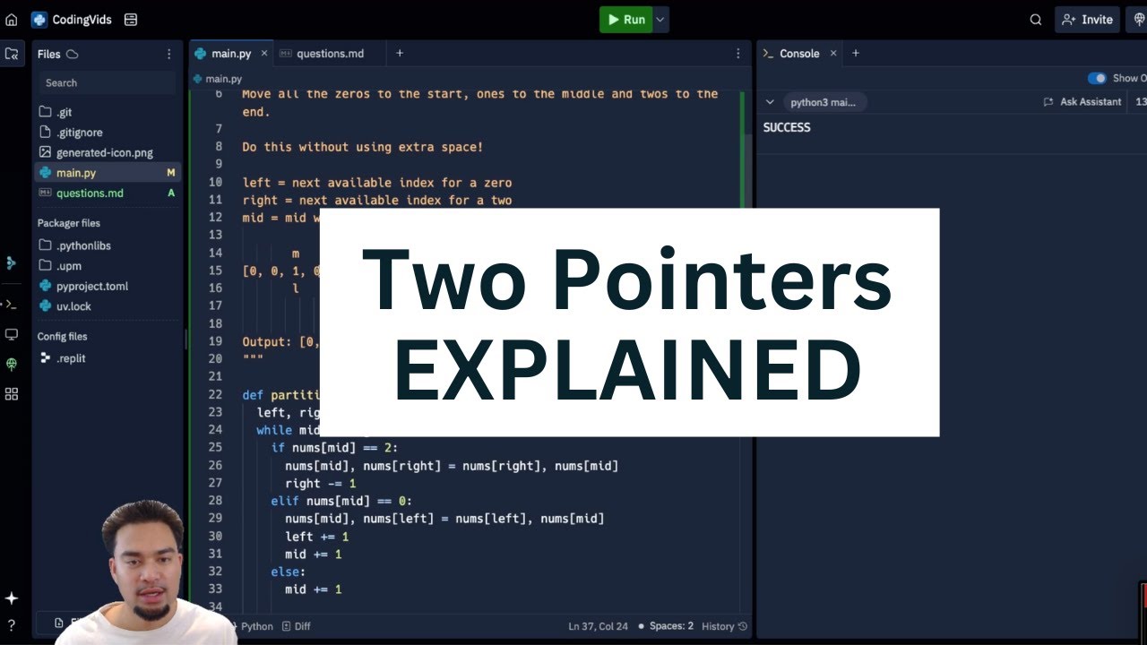 Coding Patterns: Two Pointers