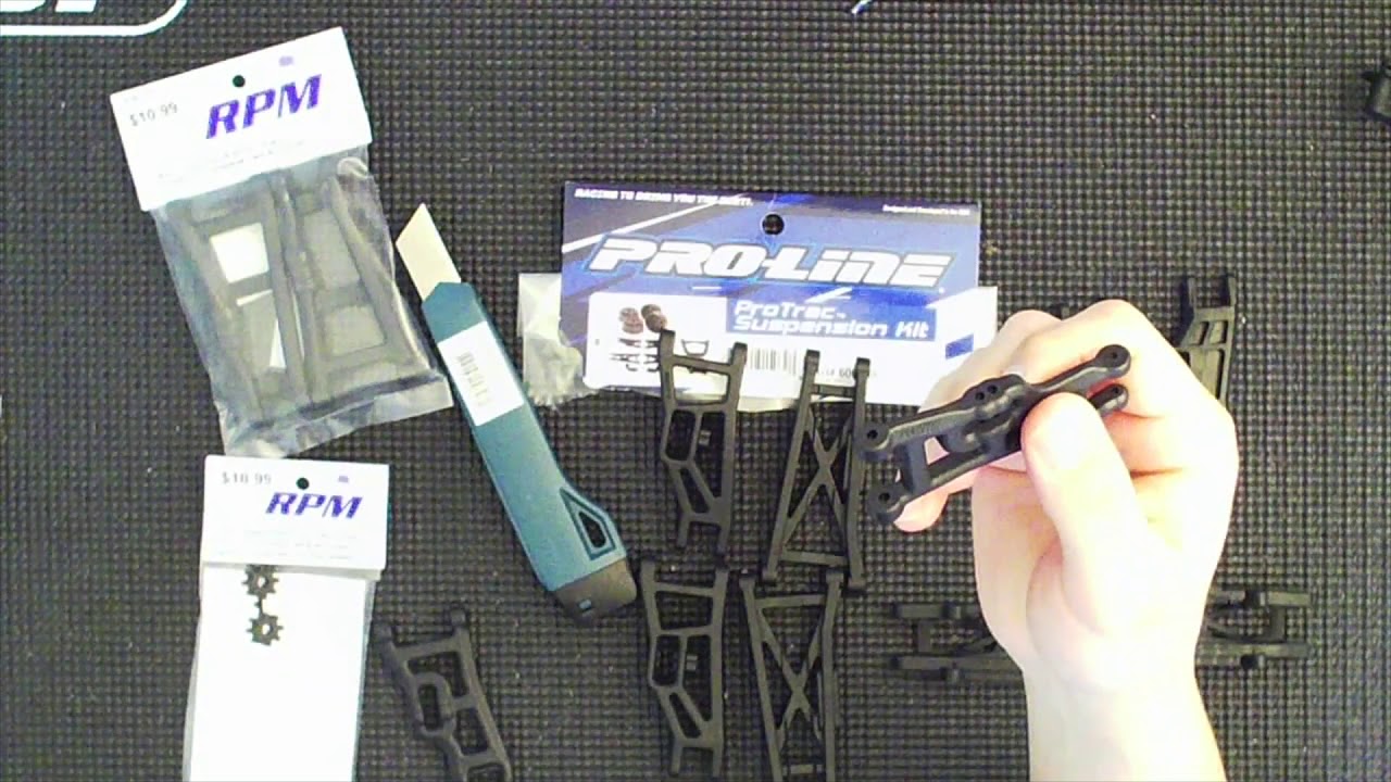 Traxxas Slash 2wd Stock vs RPM vs Proline Protrac Arms