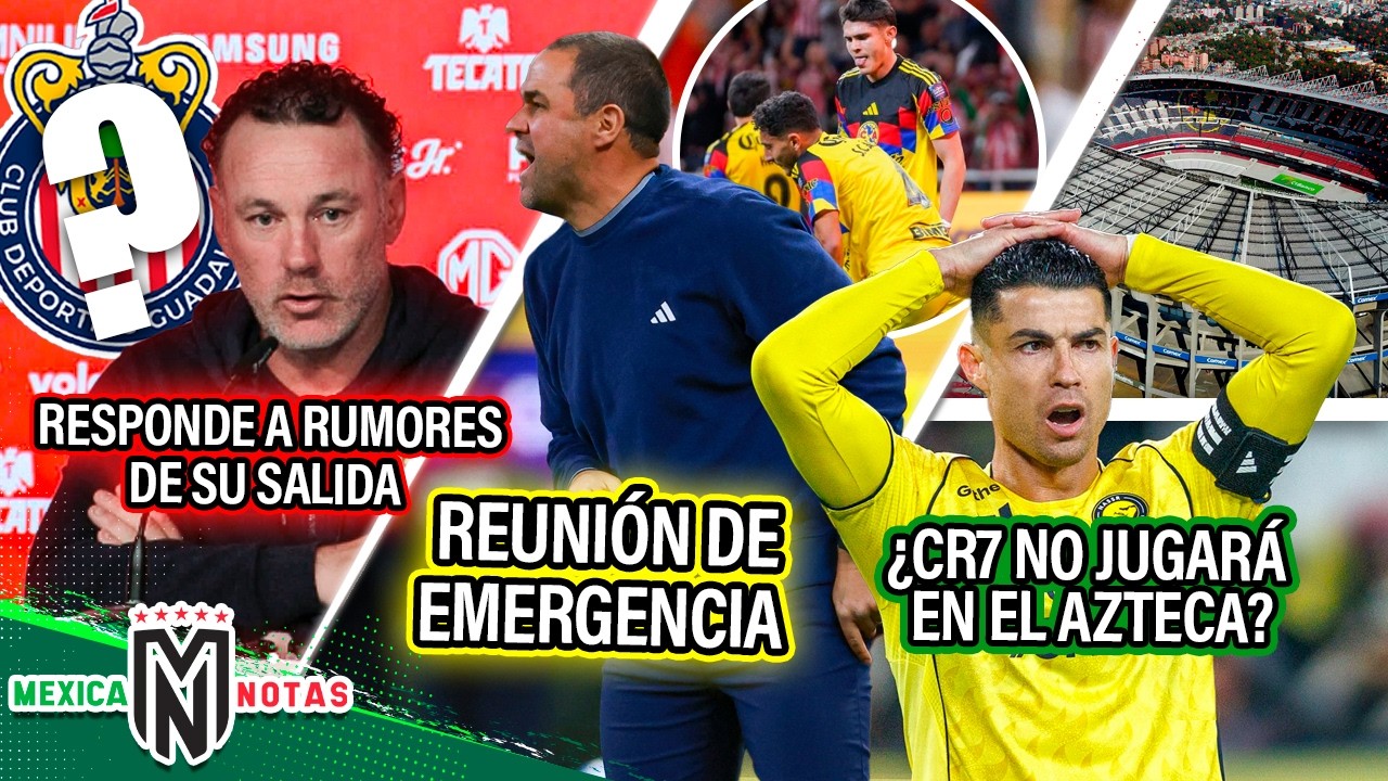 Milito responde rumores de su salida| Reunión de emergencia en América| ¿CR7 no jugará en el Azteca?