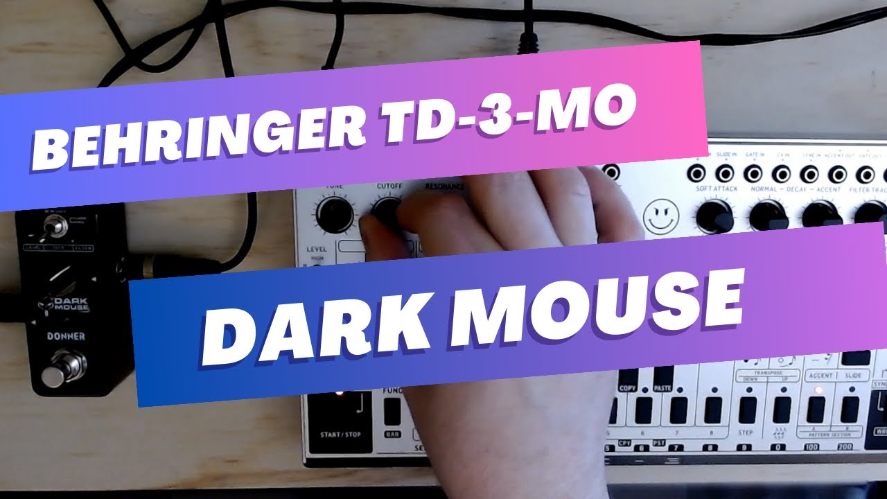 Behringer TD-3-MO + Donner Dark Mouse Distortion Pedal