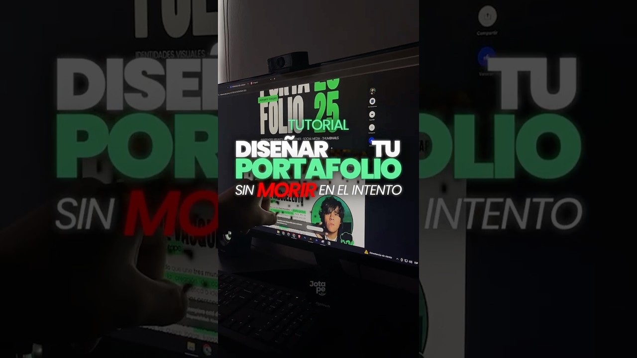 DISE&Ntilde;A tu PORTAFOLIO sin MORIR en el INTENTO 😵&zwj;💫 #behance #dise&ntilde;ografico #portafolio