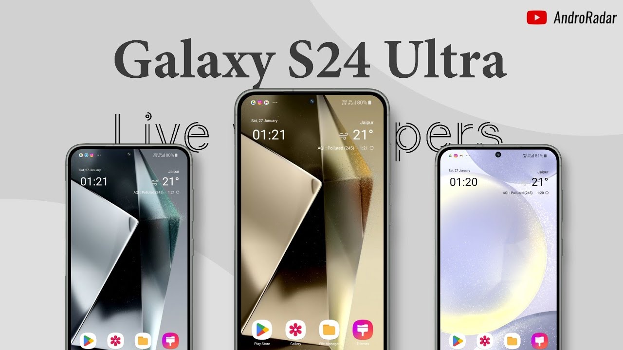 [APK Download] Samsung Galaxy S24 Ultra live wallpapers for any Android | S24 | AndroRadar