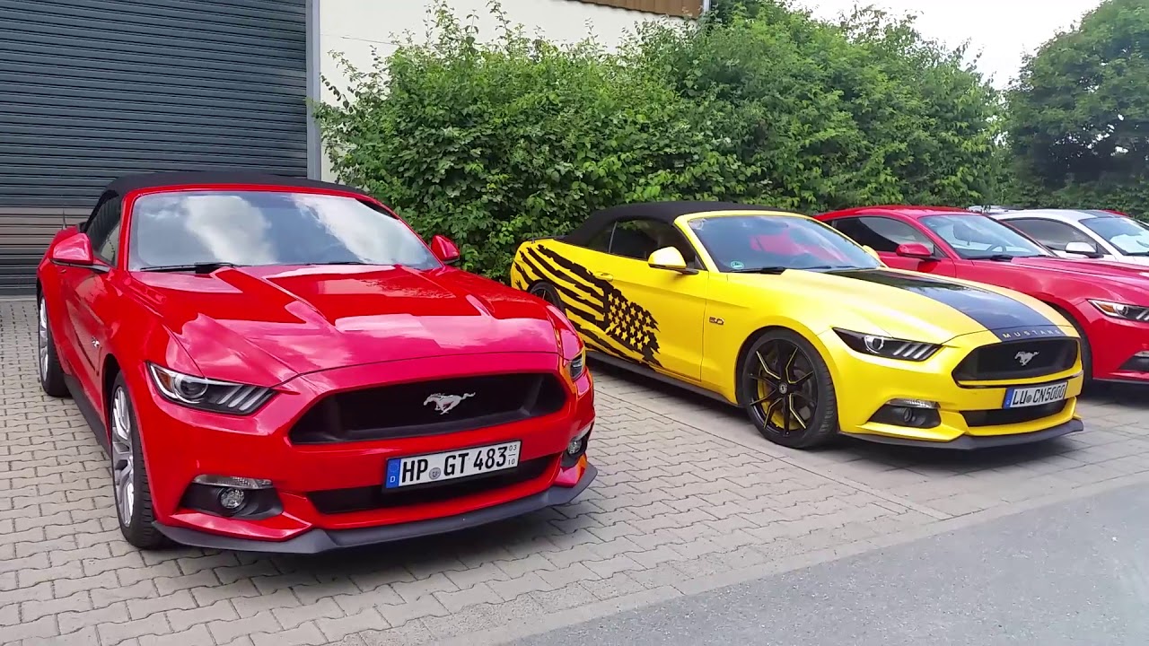 Ford Mustang Treffen | Fahraufnahmen | Fußgängerzone Bad Homburg