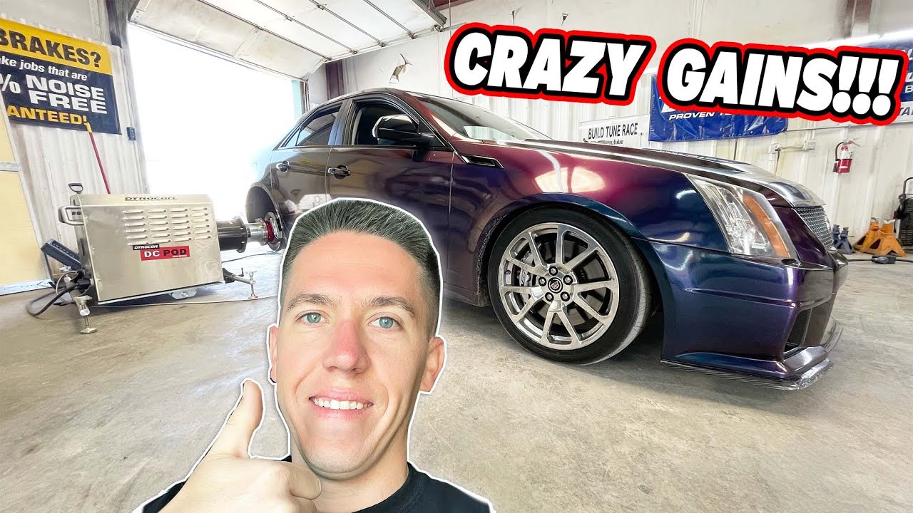 Auction Cadillac CTS-V Gains 100+ Hp From A Dyno Tune!