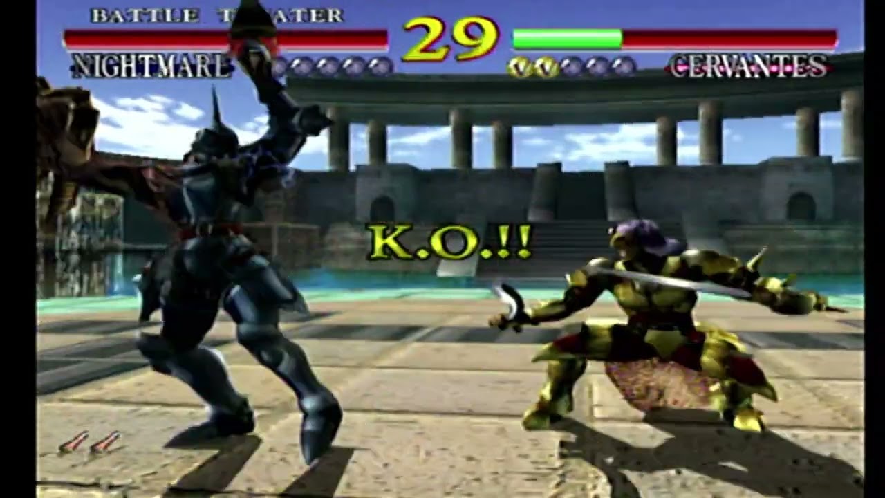 Soul Calibur (Dreamcast) - Кошмар против Сервантеса II