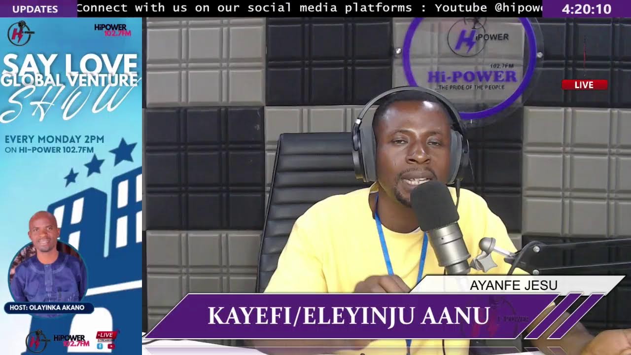 KAYEFI/ELEYINJU AANU PELU AYANFE JESU