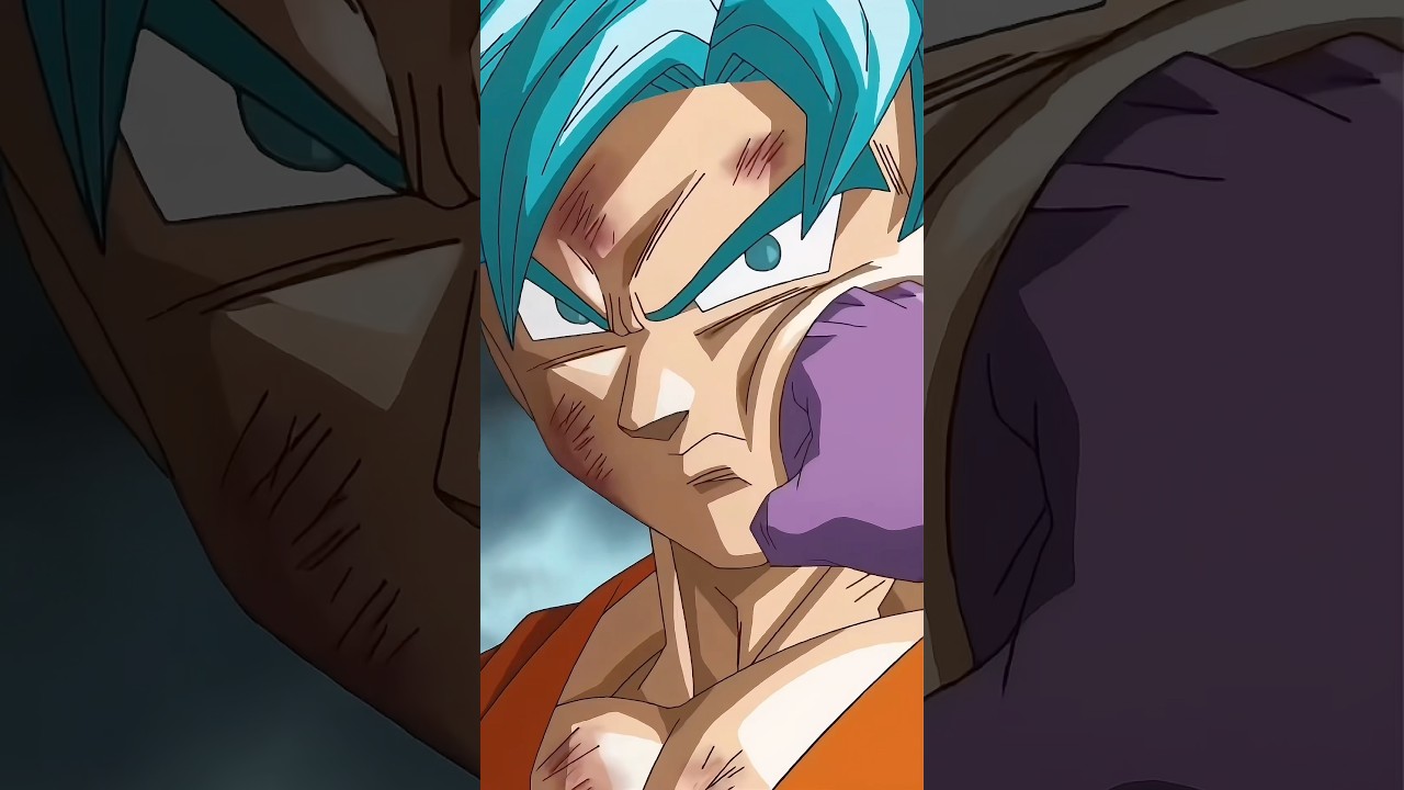 Goku One Inch Punches Frieza!