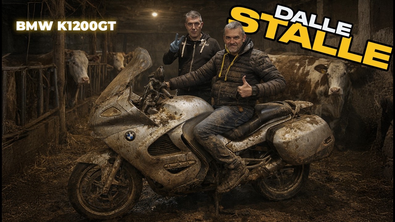 ABBIAMO TROVATO una BMW K1200GT in una STALLA tra le MUCCHE 🐄 | Rinascerà? (EP.1)