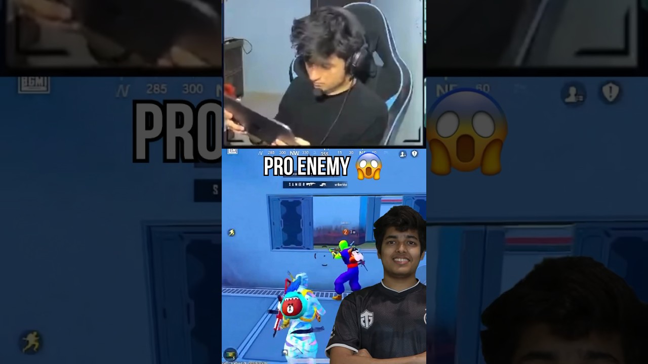 100 IQ PRO PLAYER VS 1000 IQ STREAMER 🤯 #shorts #bgmi #viral