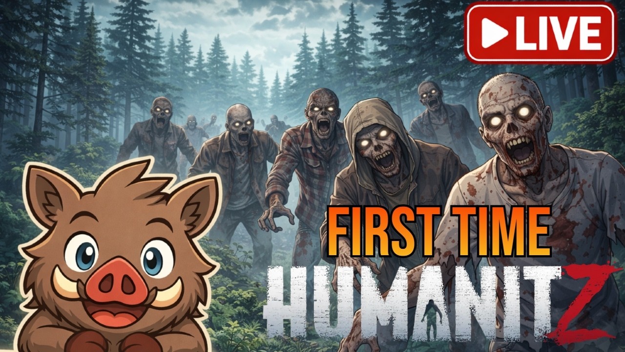 🔴First time HumanitZ survival🐗Toxic zone time✅ Day 6