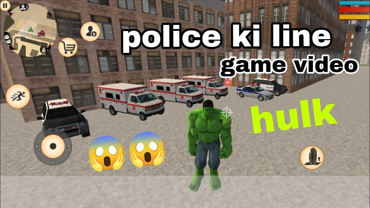 Hulk game video 😱 | Hulk Game Action Gameplay | hulk ai Video | cartoon game