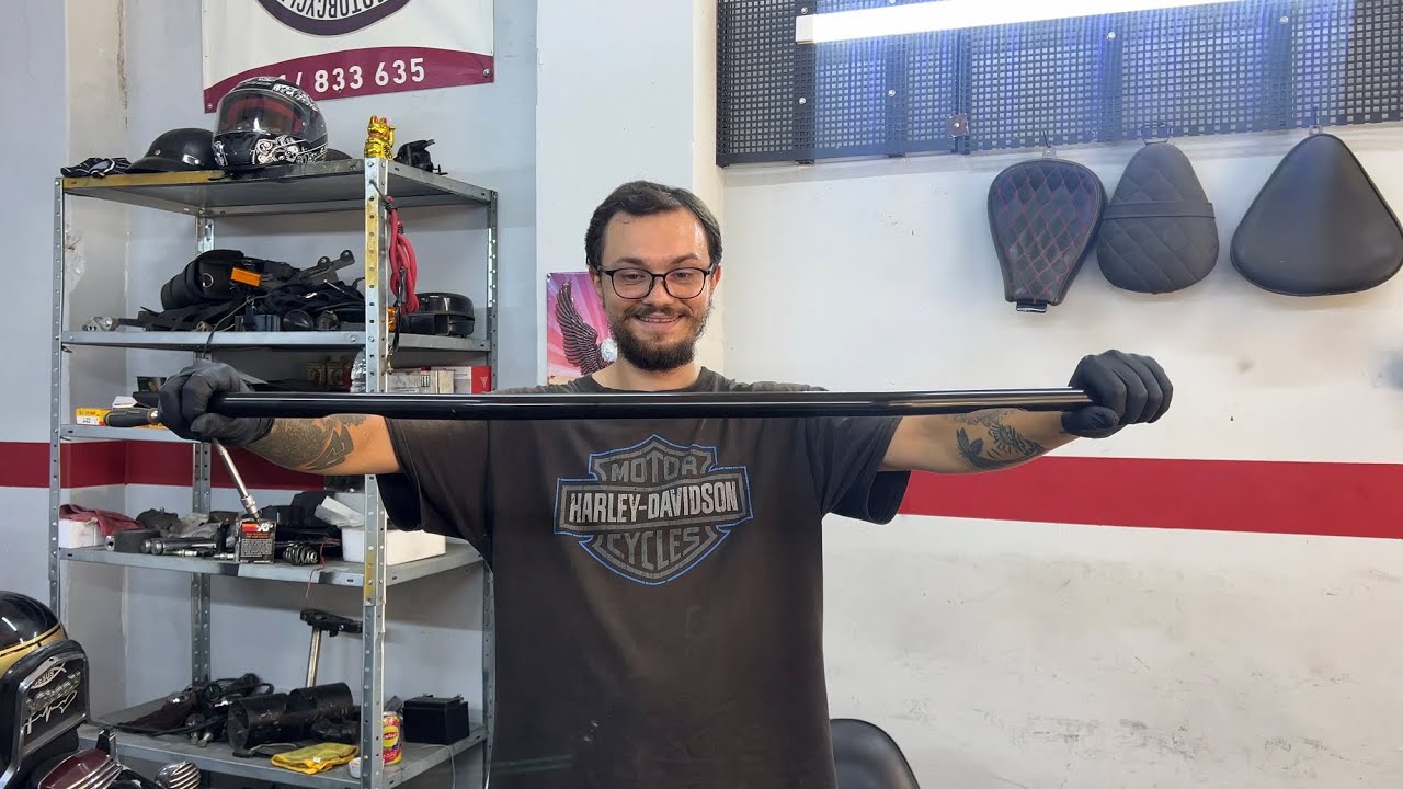 How to Install a Drag Bar on a Harley Davidson Sportster Forty-Eight