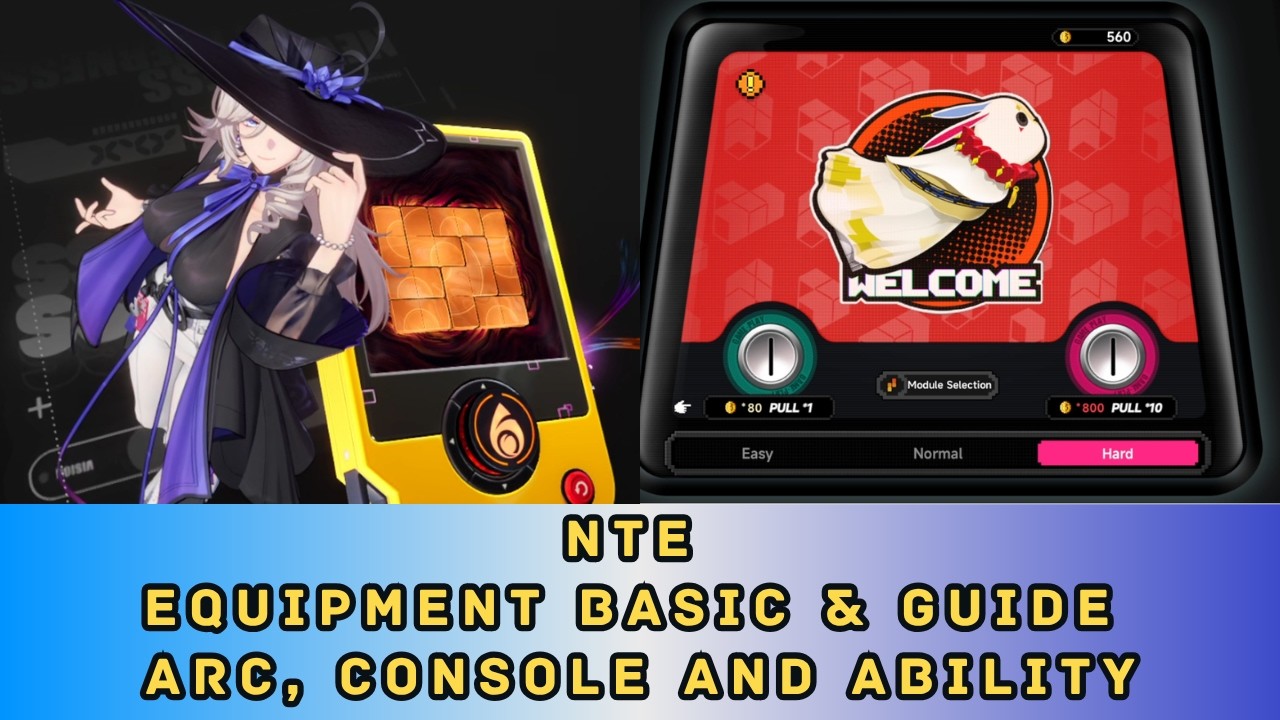 NTE Equipment Basic & Guide Arc, Console and Talens