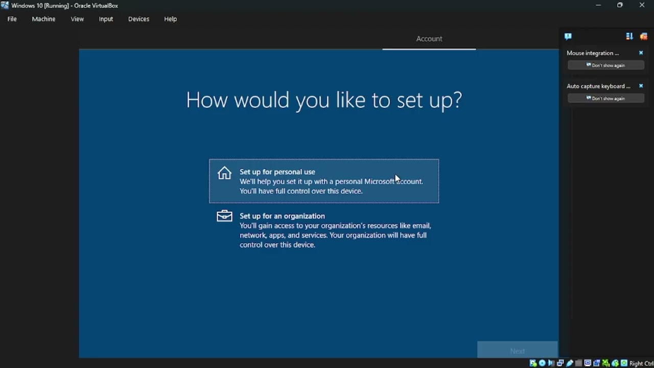 Install Windows 10