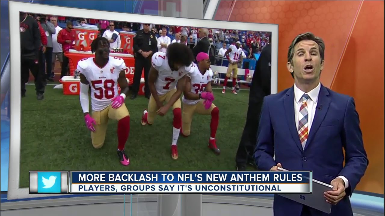 NFL owners approve policy for players kneeling during national anthem