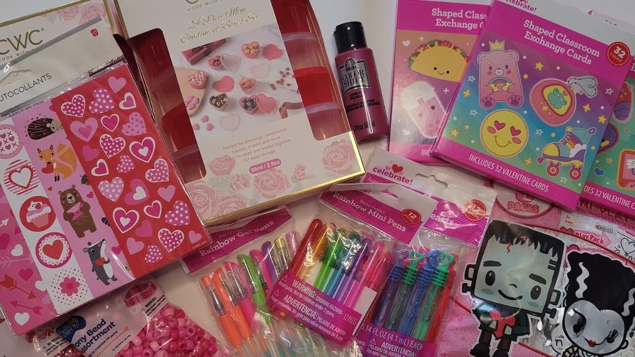 Walmart Valentine Craft Haul 💘 Cute & Budget-Friendly Finds You’ll Love!