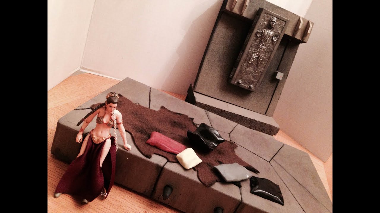 Homemade Throne Setup for Black Series Jabba (6