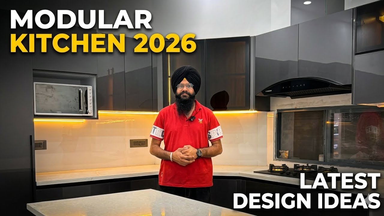 Latest modular kitchen design 2026💡 | Modular kitchen tour | trending kitchen colour @johalkitchen 