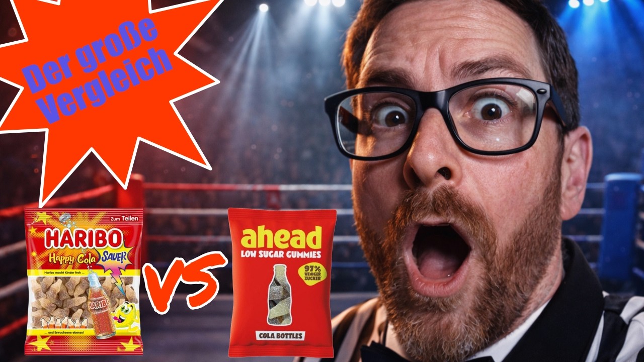 Haribo vs. Ahead Nutrition | Welche sauren Cola Flaschen sind besser?
