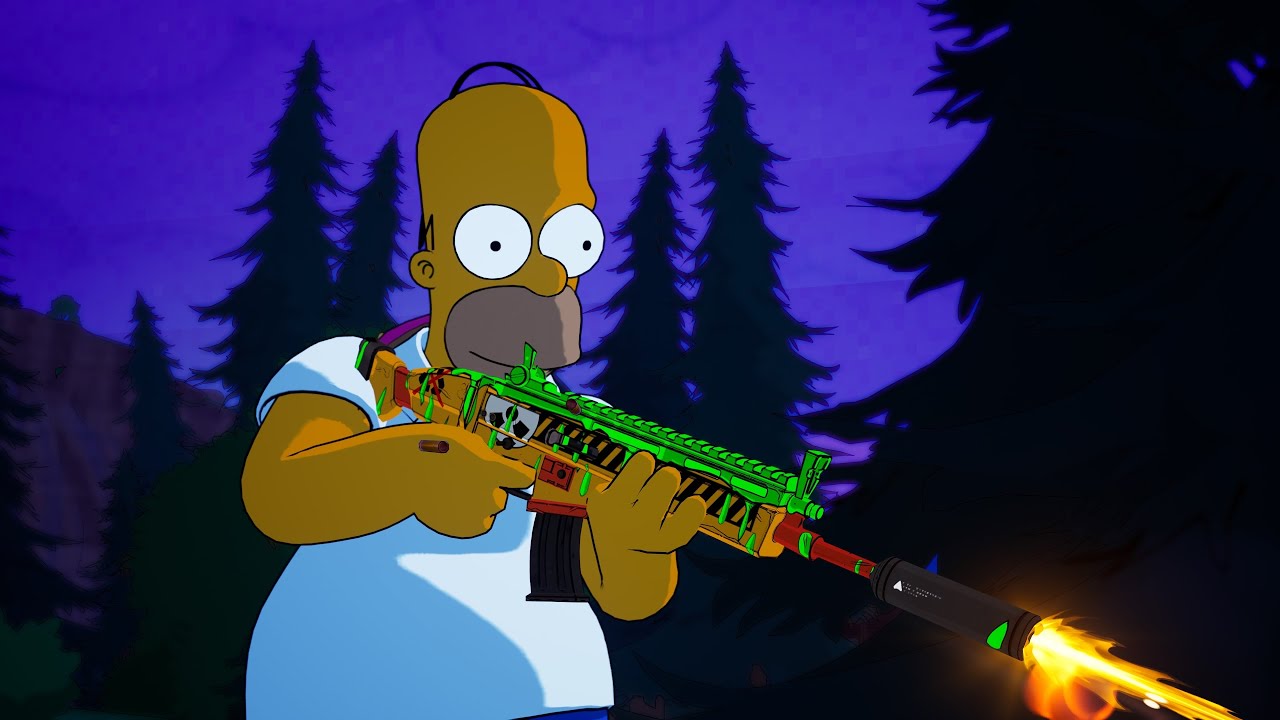 Homer Simpson | Fortnite CH6MS2 Showcase Gameplay