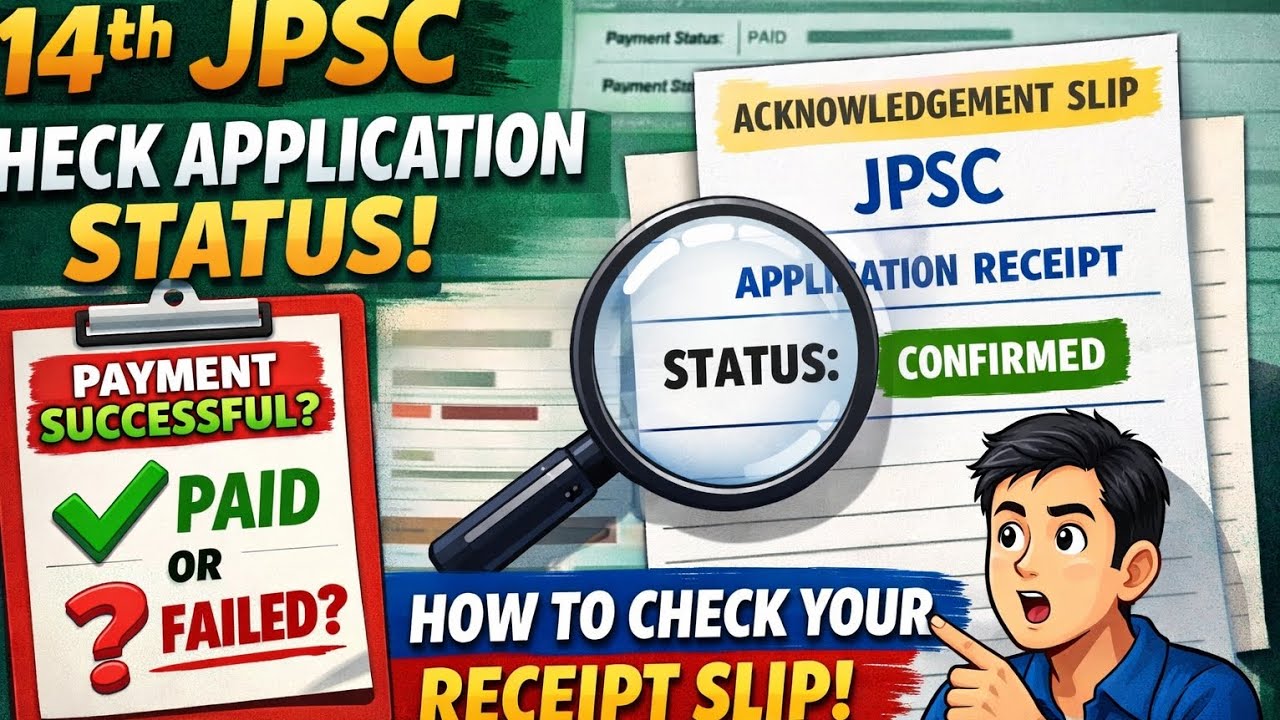 How to Check application status for 14th jpsc &bull; jpsc application status &bull; jpsc form filling #jpsc 