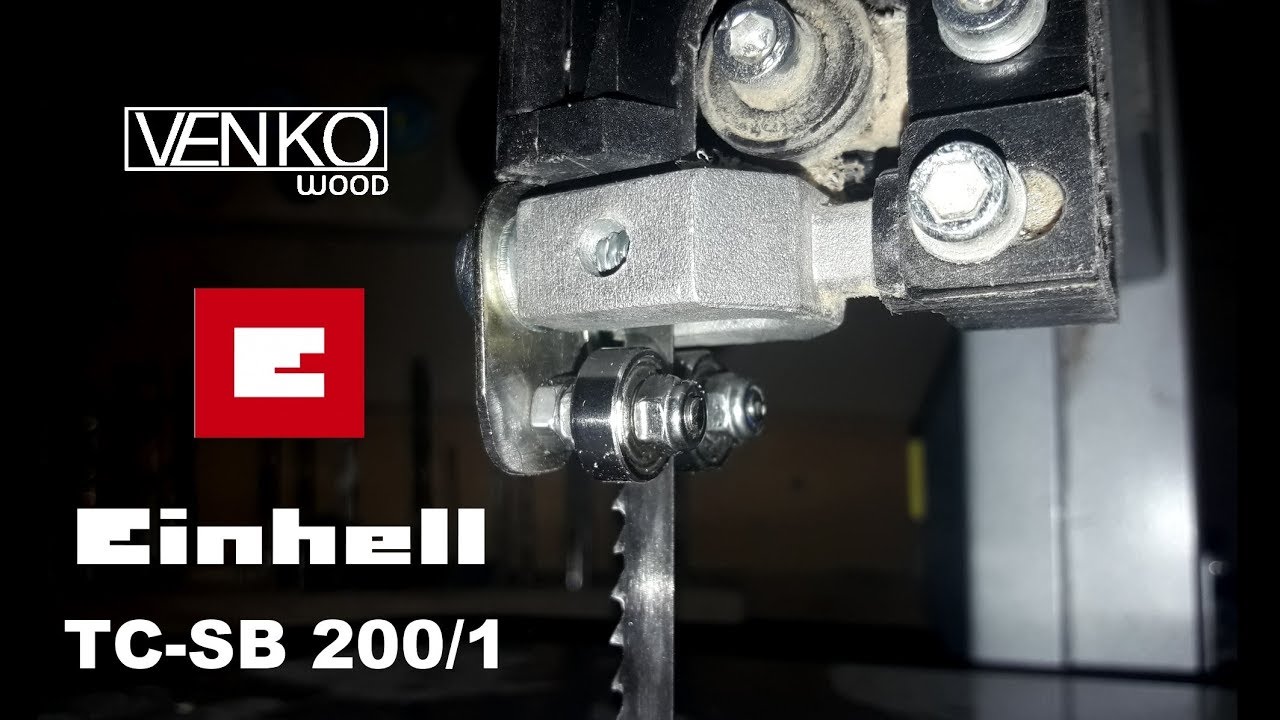 Доработка ленточной пилы Einhell TC-SB 200/1. Ставим подшипники.
