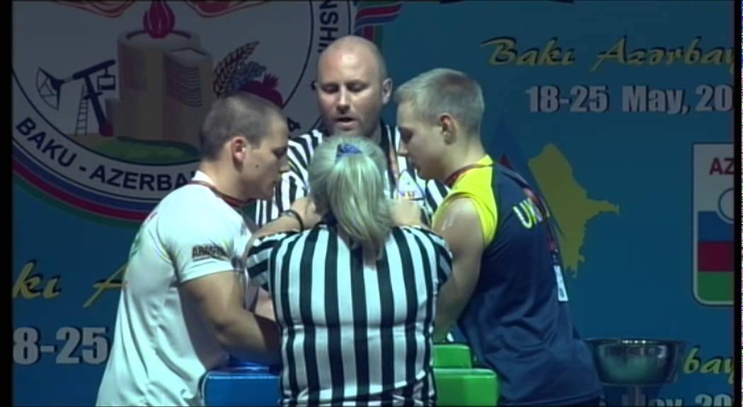 JUNIOR18 MEN LEFT 75KG ANDREEV, SASHO BULGARIA 0216 BOHDAN, RIZNYCHENKO UKRAINE 3331