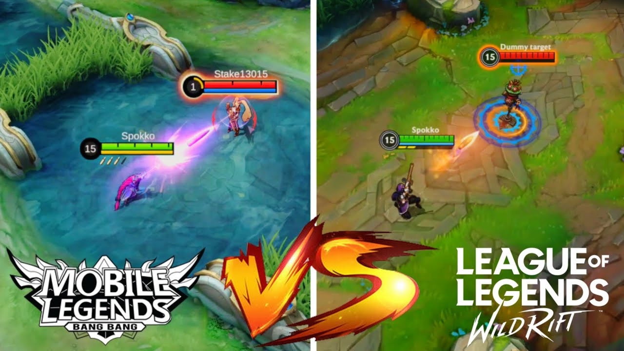 Mobile Legends VS League of Legends Wild Rift : Skills Comparison 2023 | Part one