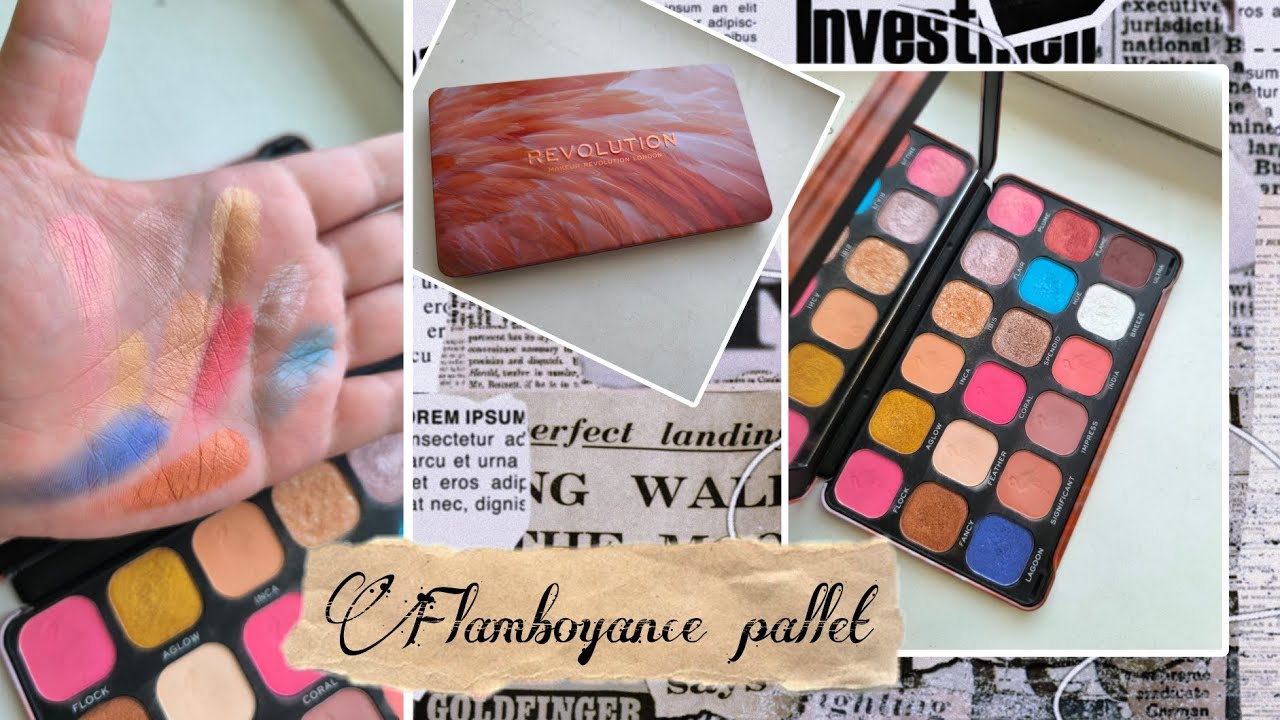 One week one pallet Makeup revolution forever flawless Flamboyance pallet Одна неделя-одна палетка 