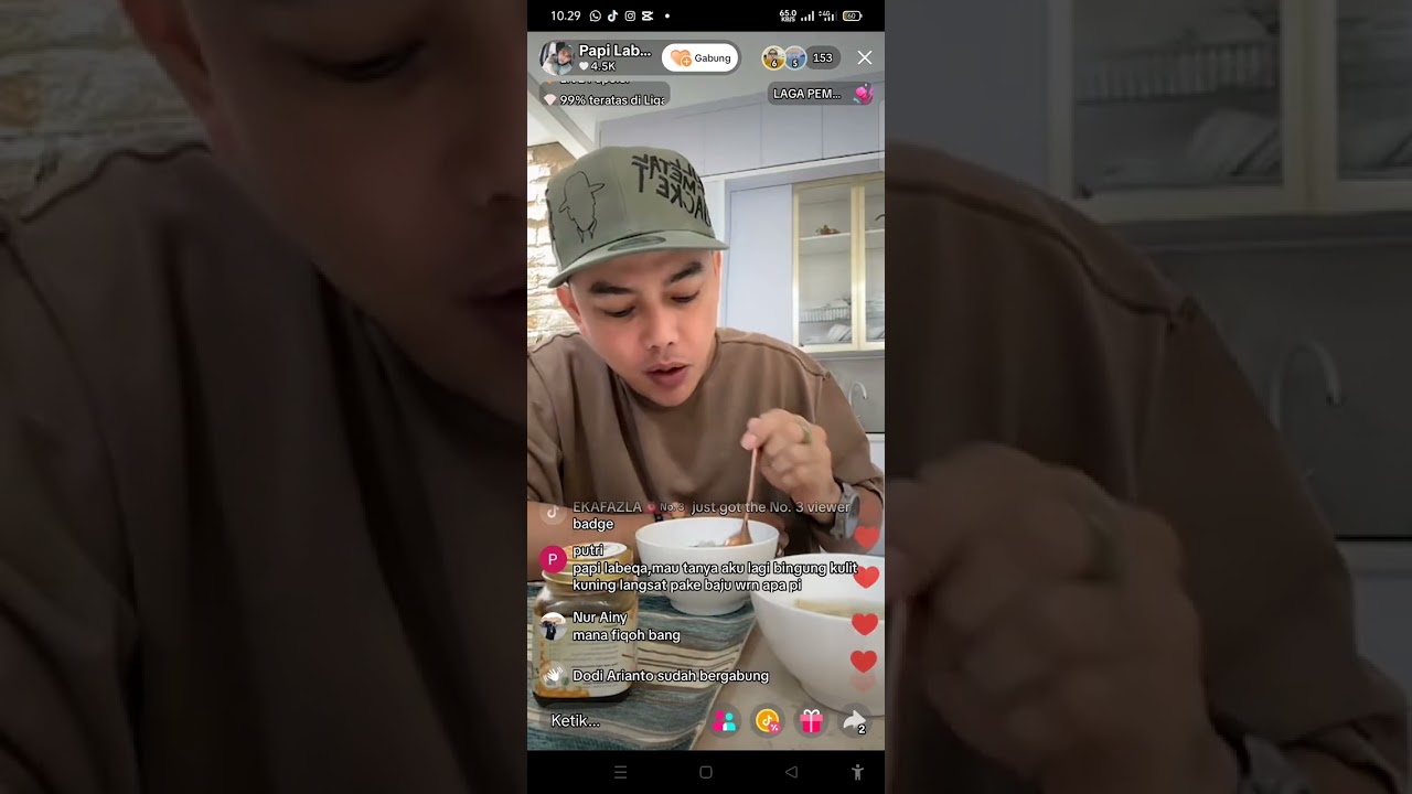 PAPI FOMAL LIVE MENYAPA BUNDA2 ONLINE #fikohfomal 