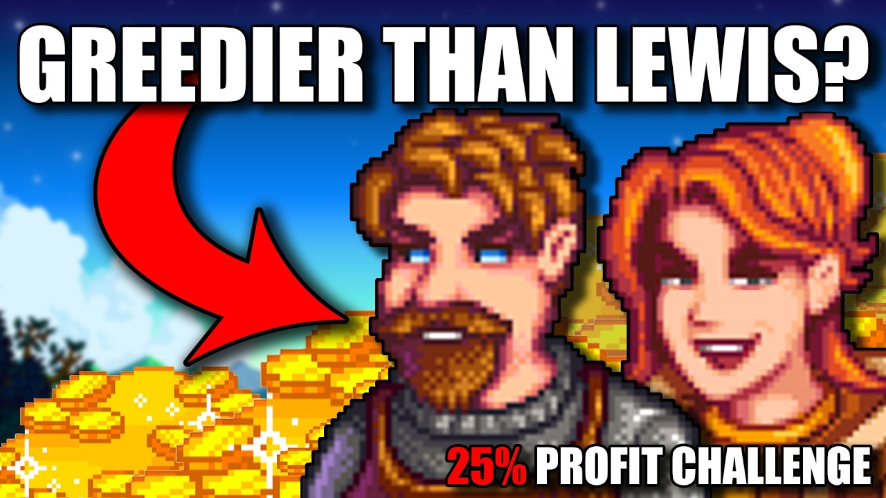 Продавцы жаднее Льюиса? | Испытание на 25% прибыли | Stardew Valley | Эпизод 3