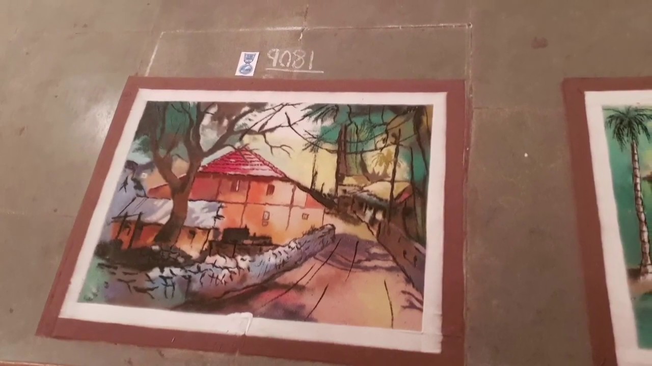 Vasai Kalakrida Mohotsav 2018 RANGOLI Competition