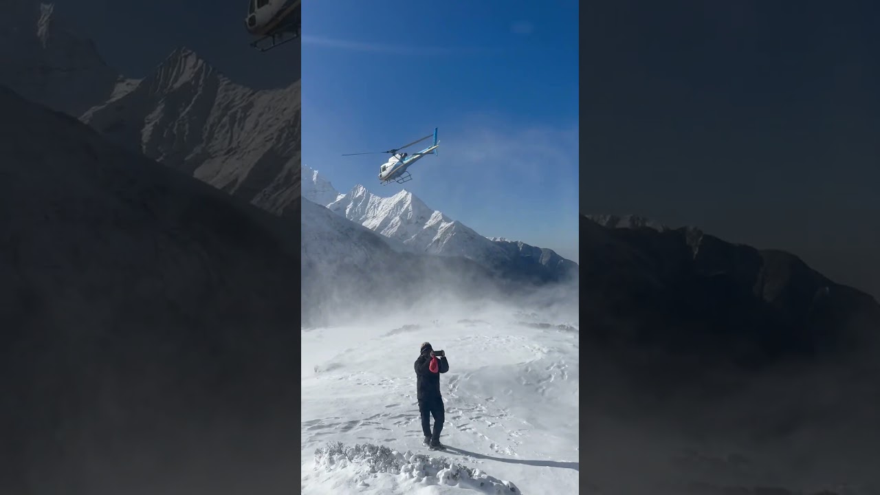 Everest Helicopter tour ! #everest #travel #trips #nepal #nature #travelblogger #style