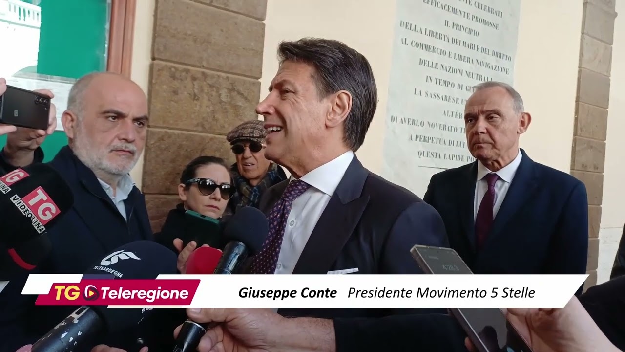 Giuseppe Conte a Sassari, focus su politica e missione UNIFIL